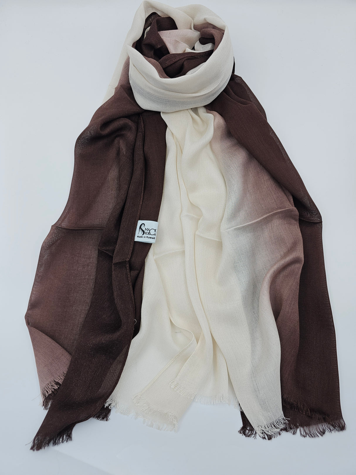 Shaded Linen Viscose Scarf