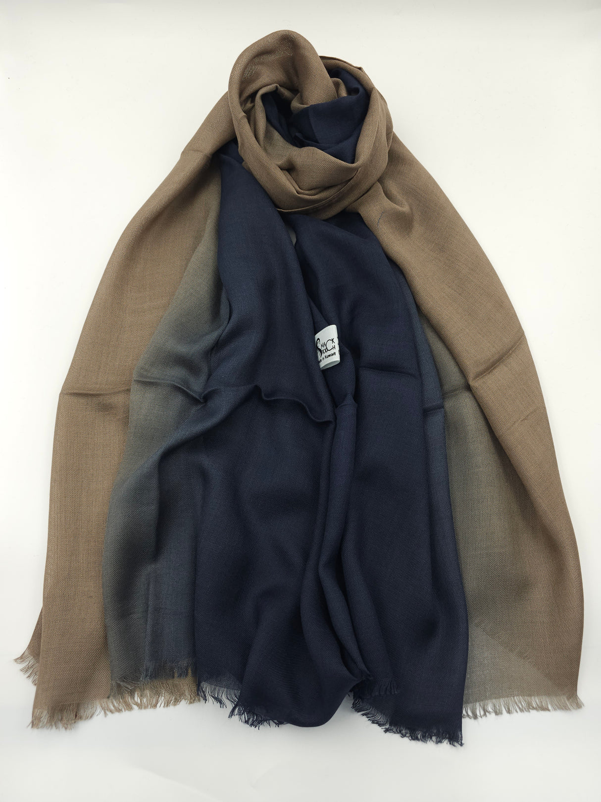 Shaded Linen Viscose Scarf