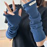 Half Finger Winter arm Sleeves for women