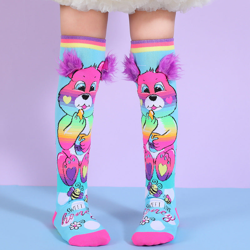 Crazy Cartoons Long Socks