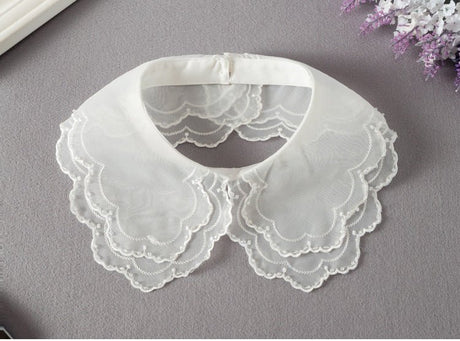 Decorative shawl fake collar