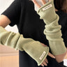 Half Finger Winter arm Sleeves for women