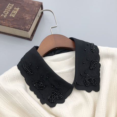 Fashionable collar small crystal fake collar