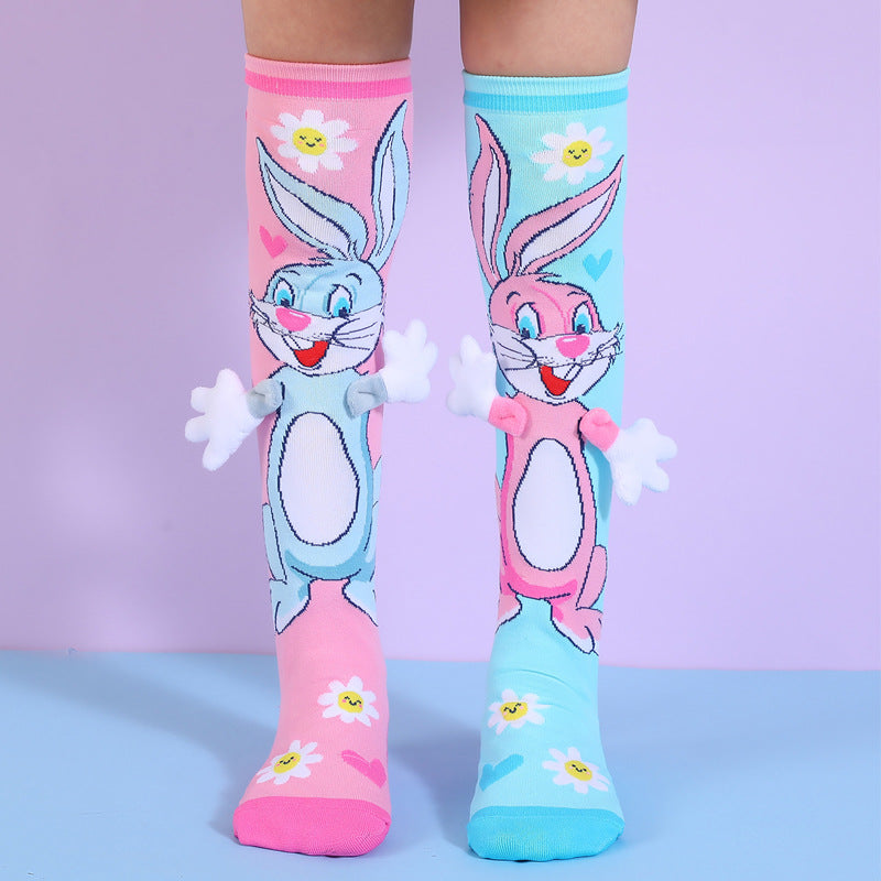 Crazy Cartoons Long Socks