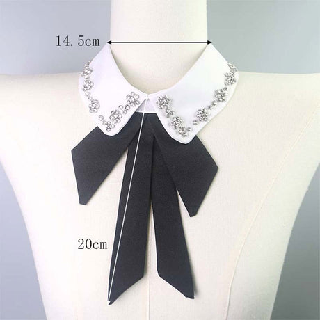 Rhinestones design neck fake Collar