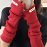 Half Finger Winter arm Sleeves for women