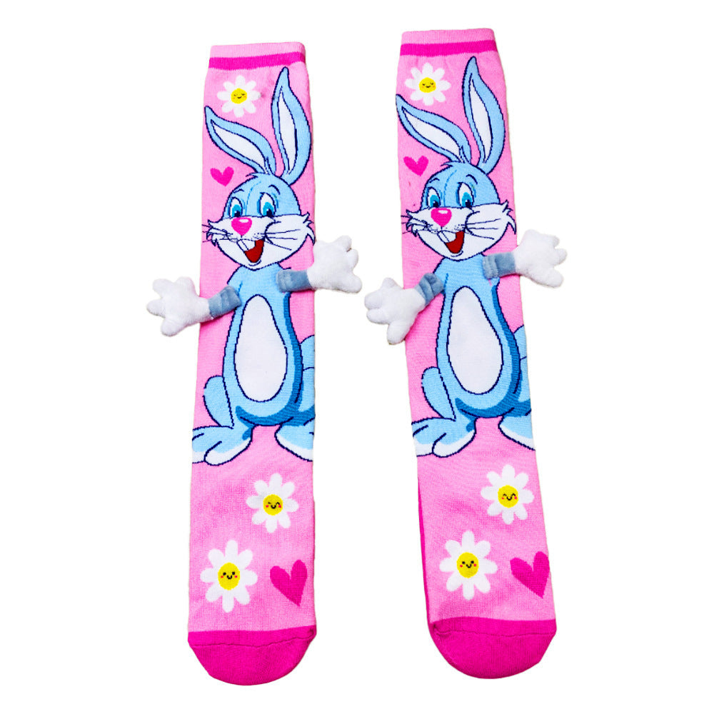 Crazy Cartoons Long Socks