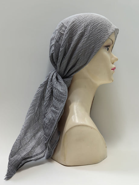 Crinkle Hijab Murabba scarf 90*90