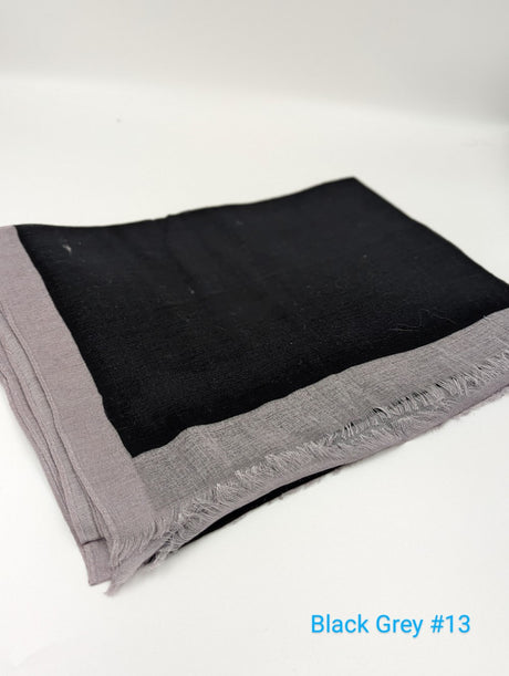 Frame border Linen scarf Kuwait lady