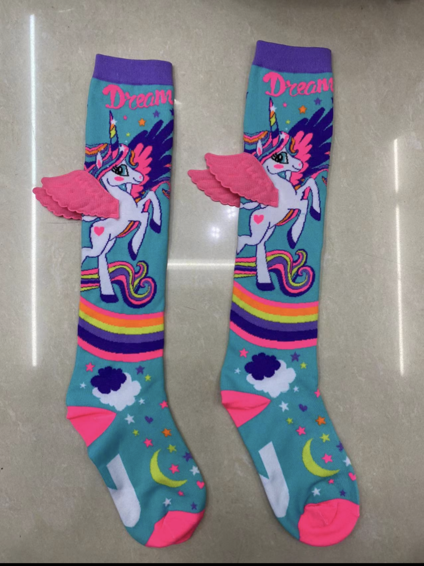 Crazy Cartoons Long Socks