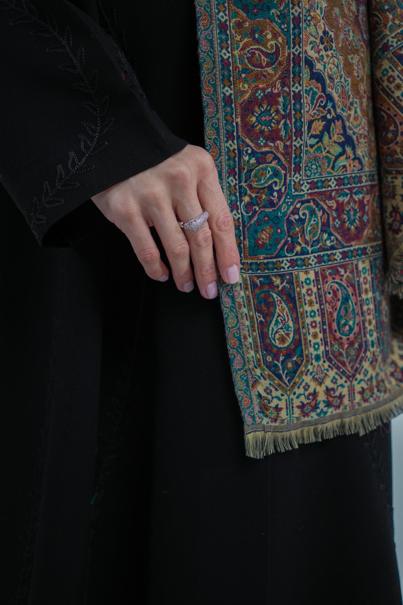 Kalamkari Pashmina Shawl