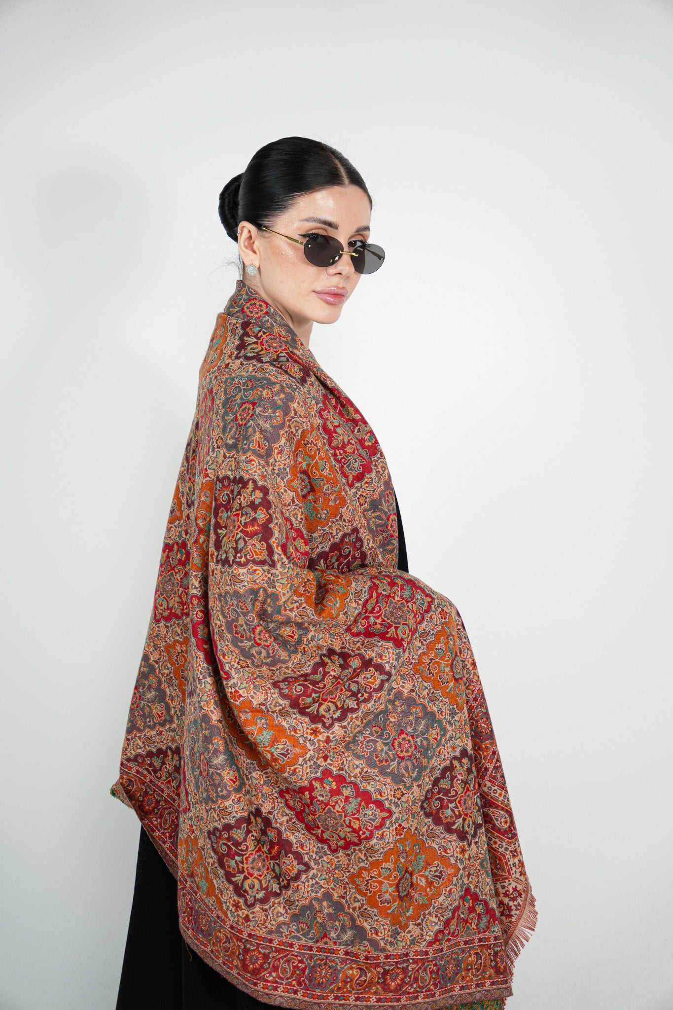 Kalamkari Pashmina Shawl