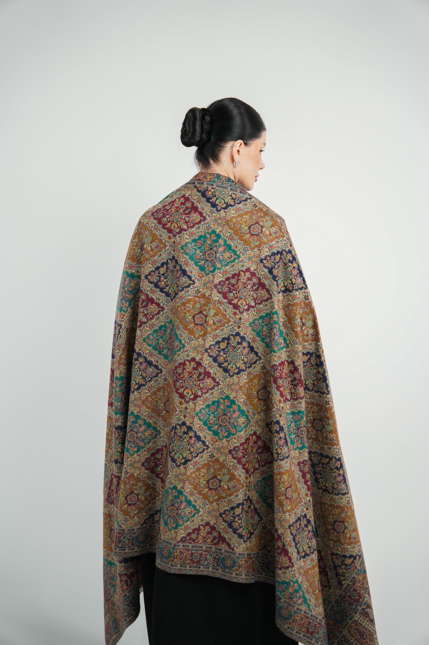 Kalamkari Pashmina Shawl