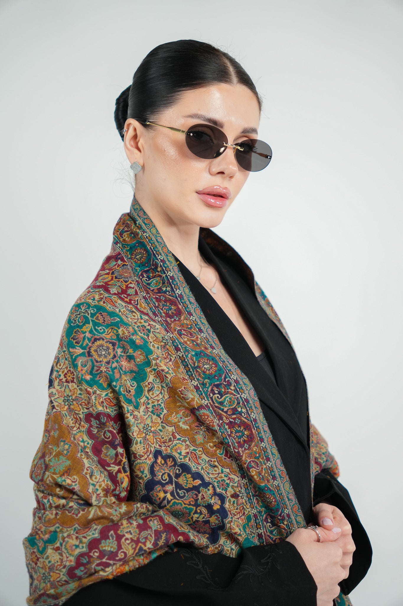 Kalamkari Pashmina Shawl