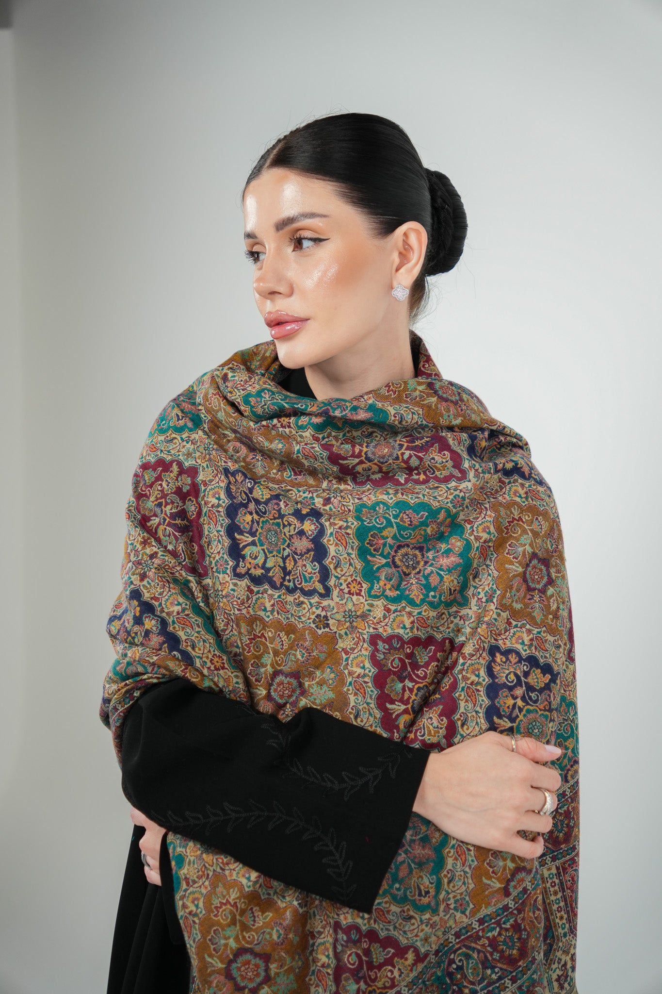 Kalamkari Pashmina Shawl