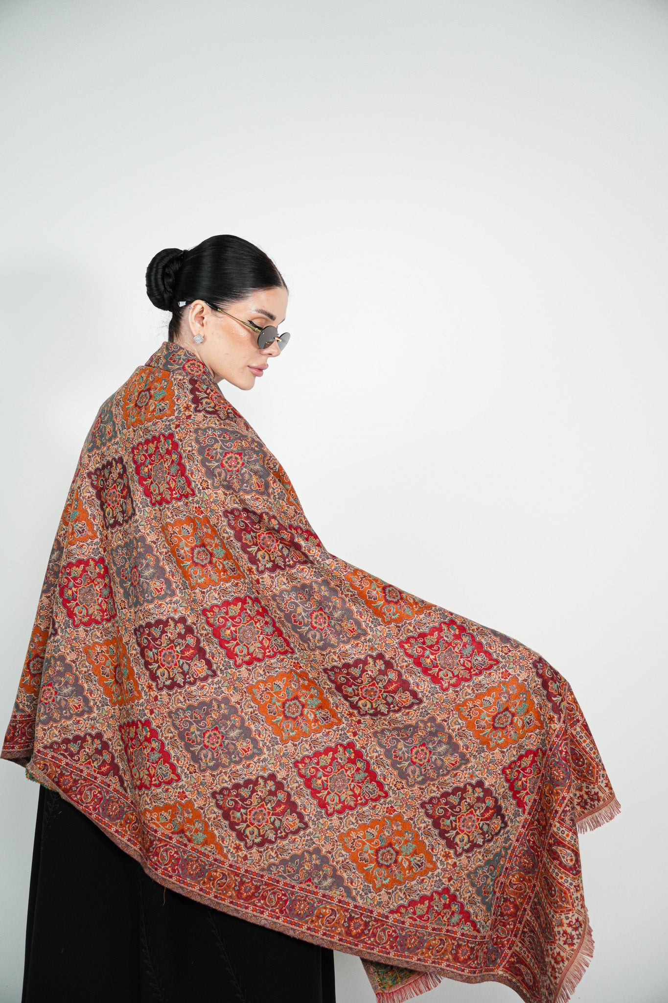 Kalamkari Pashmina Shawl