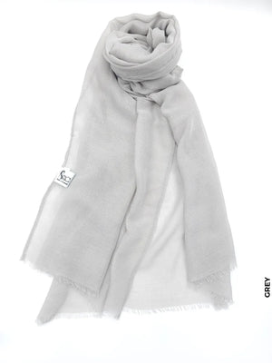 Lightweight Small Size Shawl Hijab Grey Scarf (Hijab)