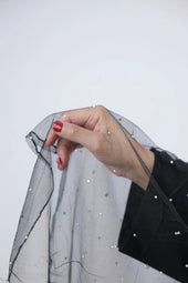 Hijab Tur With Full Crystal Smack Touch (Hijab)