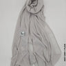 Shaash Turkey High Quality Scarf Mist Grey / Plain (Hijab)