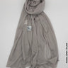 Shaash Turkey High Quality Scarf Fossil Grey / Plain (Hijab)