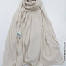 Turkey Malmal Hijab Light Beige / Plain Scarf (Hijab)