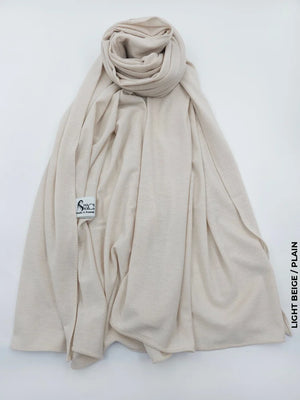 Turkey Malmal Hijab Light Beige / Plain Scarf (Hijab)