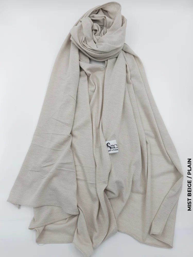 Turkey Malmal Hijab Mist Beige / Plain Scarf (Hijab)