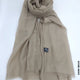 Taiyyab Light Weight Scarf Dark Beige Linen