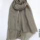 Taiyyab Light Weight Scarf Darker Beige Linen