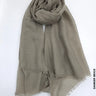 Taiyyab Light Weight Scarf Darker Beige Linen