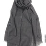 Taiyyab Light Weight Scarf Jeans Grey Linen