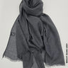 Taiyyab Light Weight Scarf Bright Jeans Grey Linen