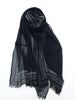 Frame Border Linen Scarf