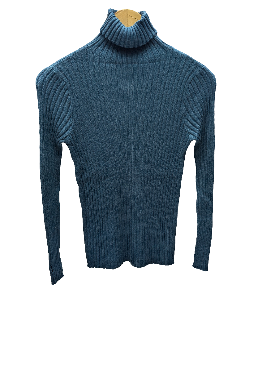 Turtle Neck Warm Women Sweater | Thumb Open