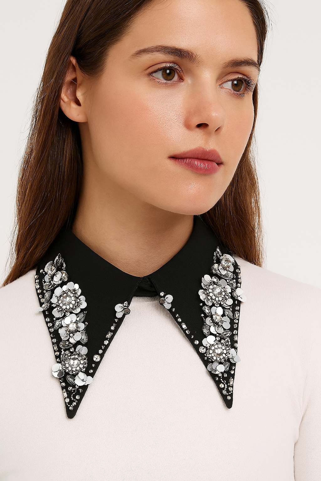 Bead Decor Fake Collar