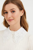 Detachable Embroidered Lace Collar Smack Touch (Collars)