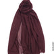 Comfort Linen Scarf for Summer Burgandy Linen Scarf