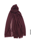 Comfort Linen Scarf for Summer Burgandy Linen Scarf
