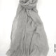 Comfort Linen Scarf for Summer Mist Grey Linen Scarf
