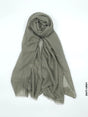 Comfort Linen Scarf for Summer Zaiti grey Linen Scarf
