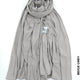 Cotton Italy Hijab | خام قطن ايطالي حجاب Beige Grey Scarf (Hijab)