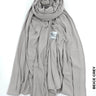 Cotton Italy Hijab | خام قطن ايطالي حجاب Beige Grey Scarf (Hijab)