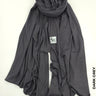 Cotton Italy Hijab | خام قطن ايطالي حجاب Dark Grey Scarf (Hijab)