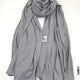 Cotton Italy Hijab | خام قطن ايطالي حجاب Grey Scarf (Hijab)