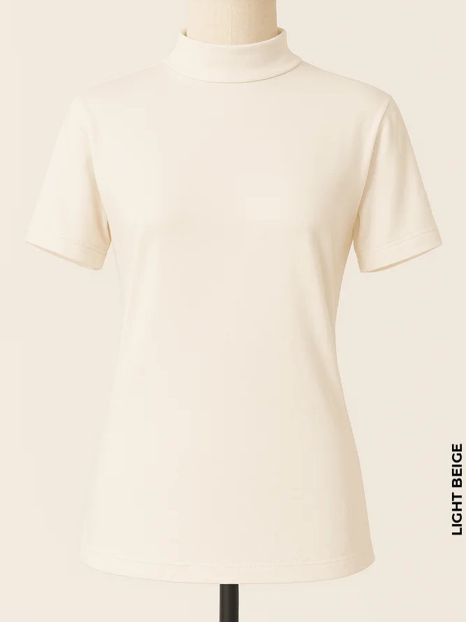Cut Sleeves Cotton T-Shirt | Nus Kum Light Beige Winter Products