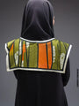 Fashionable Dickey Collar Green Orange Collar