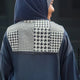 Fashionable Dickey Collar Houndstooth Black Collar