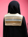 Fashionable Dickey Collar Mukhattat Beige Collar