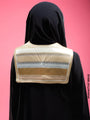 Fashionable Dickey Collar Mukhattat Beige Collar