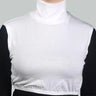 No sleeve turtle neck full neck half body